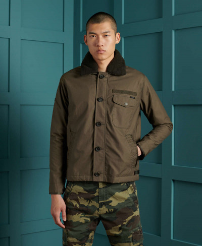 Waxed Field Deck Jacket - Dirty Khaki