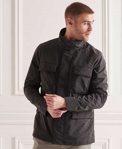 RIPSTOP 4 POCKET JACKET - Noir