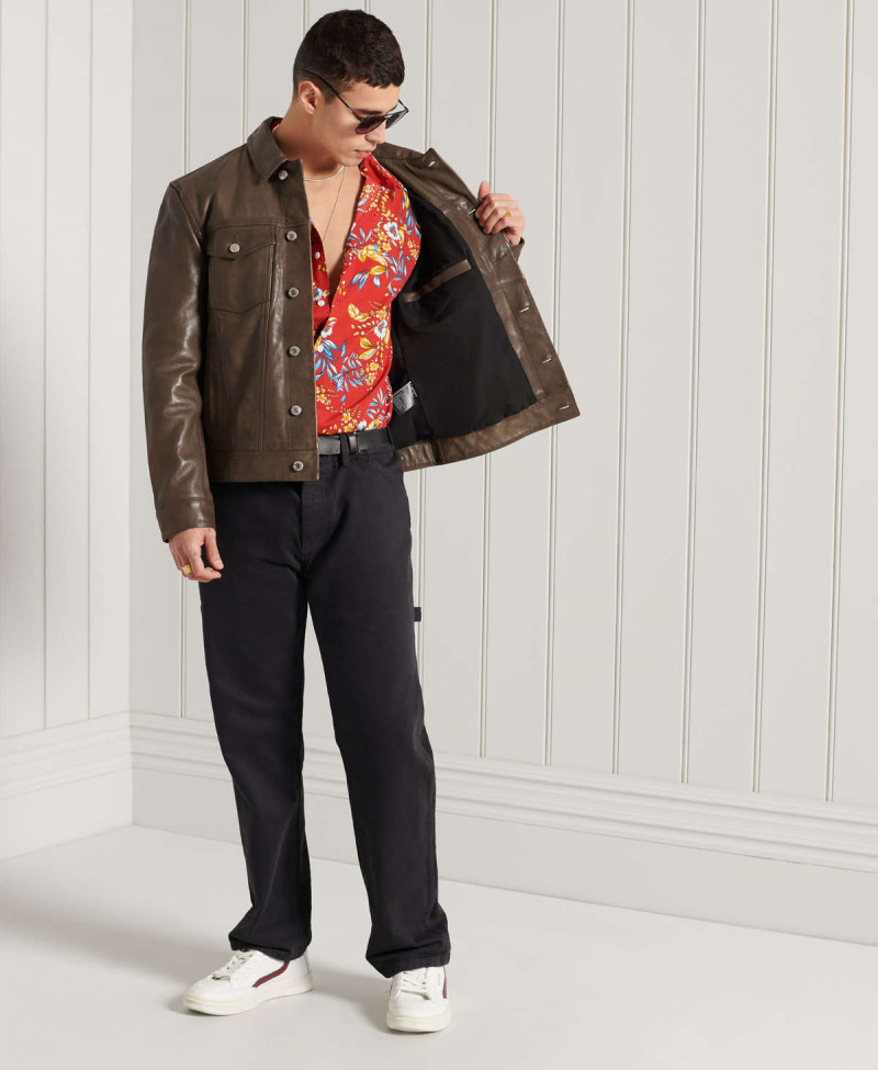 Leather Workwear Trucker