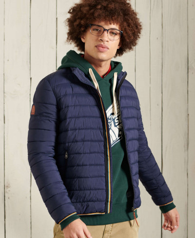 MOUNTAIN PADDED JACKET - Atlantic Navy