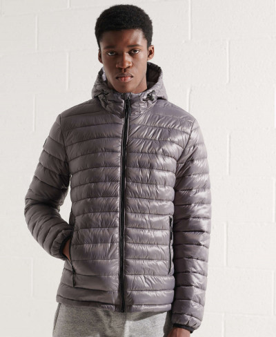 SHINE HOODED FUJI - Mid Grey