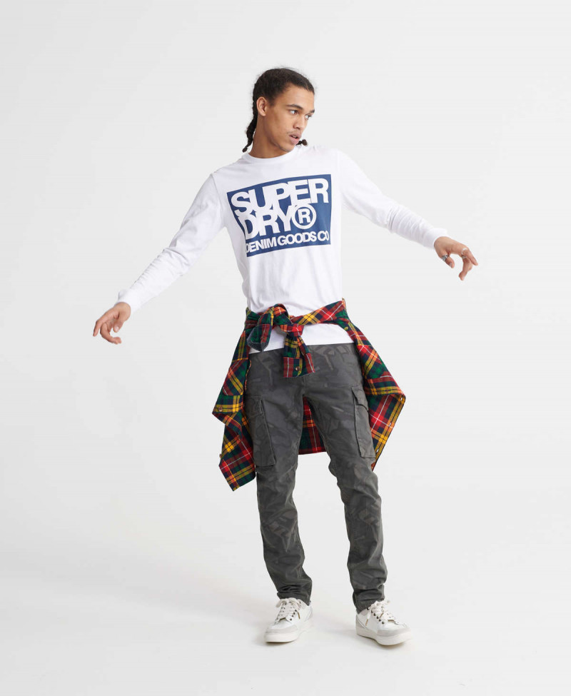 DENIM GOODS CO PRINT LS TEE