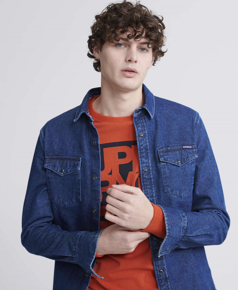 DENIM GOODS CO PRINT LS TEE