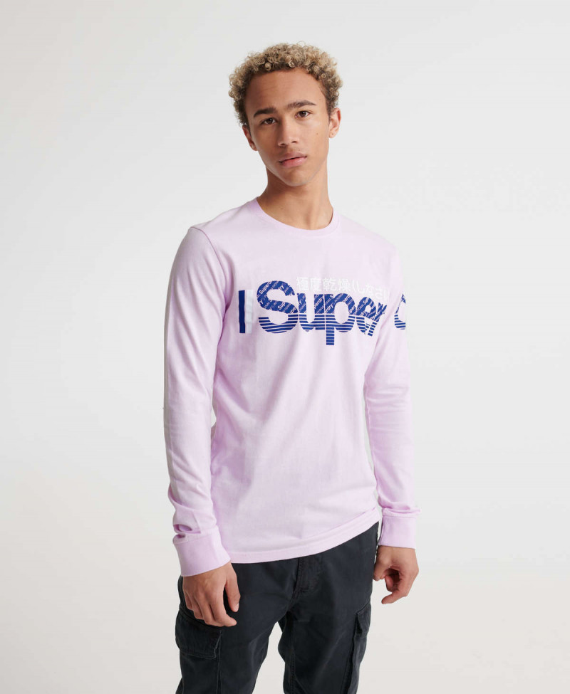 CORE SPLIT LOGO LS TEE