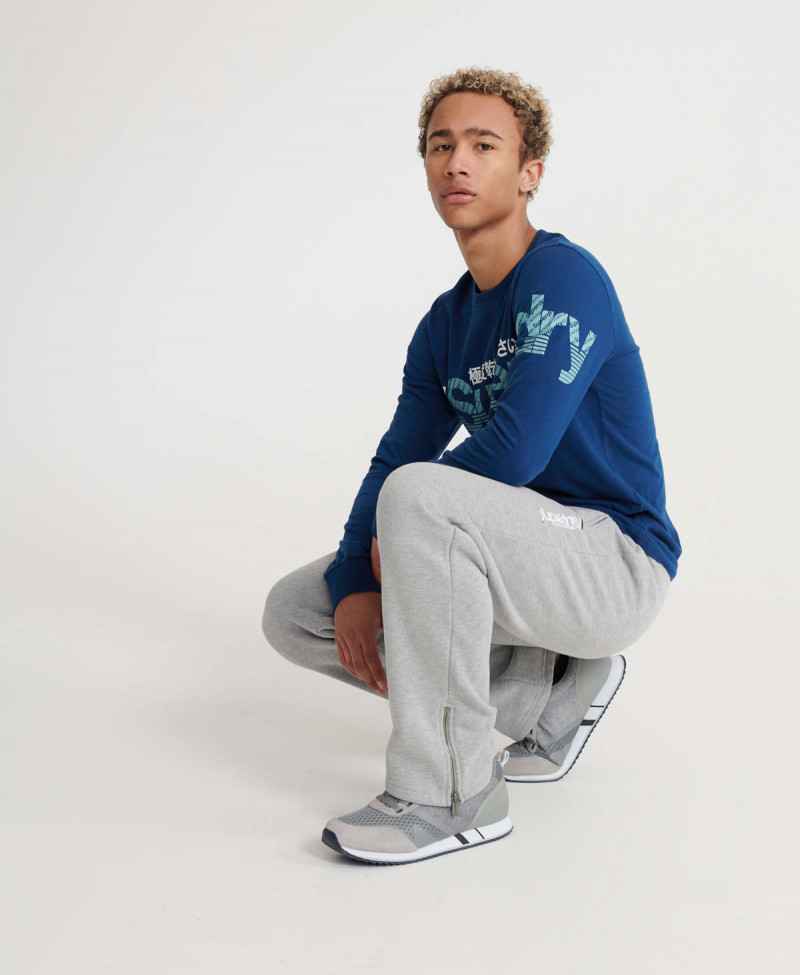 CORE SPLIT LOGO LS TEE