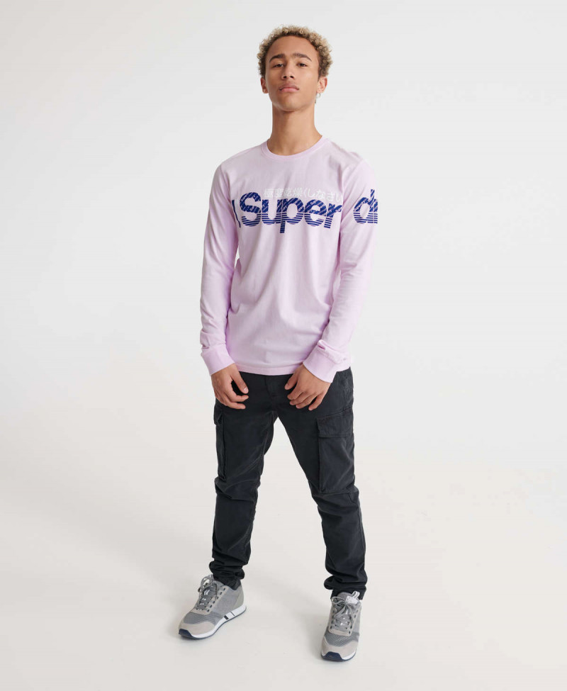 CORE SPLIT LOGO LS TEE