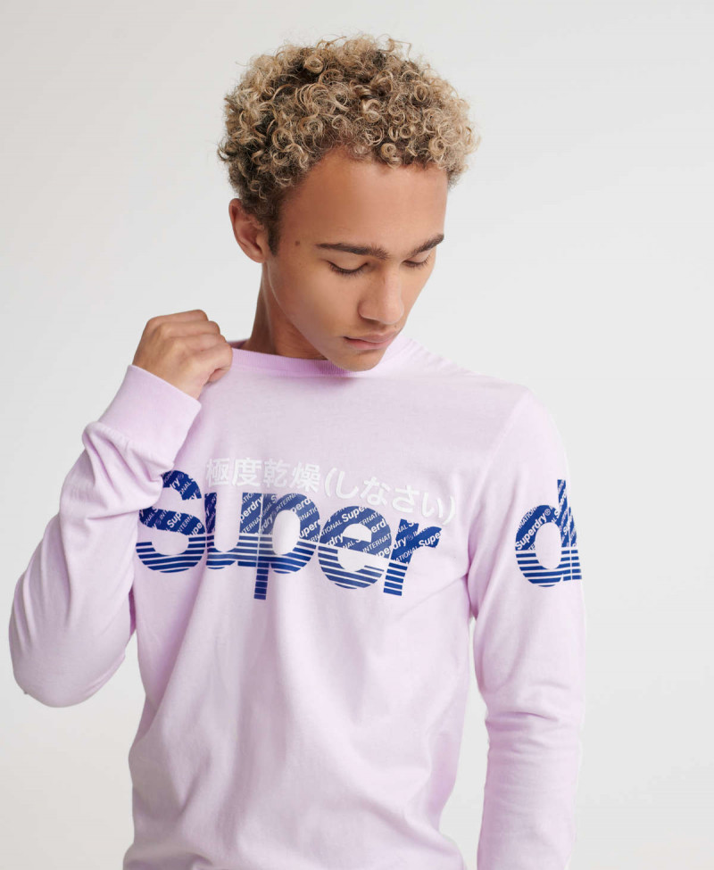 CORE SPLIT LOGO LS TEE