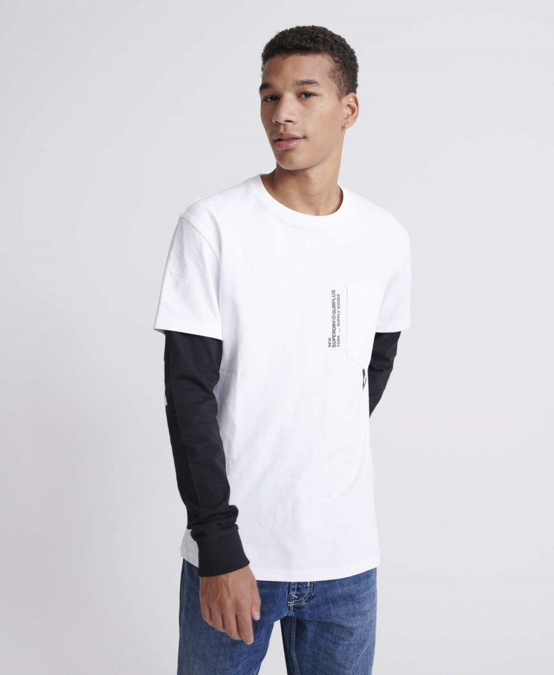 SURPLUS GOODS DOUBLE LS TOP