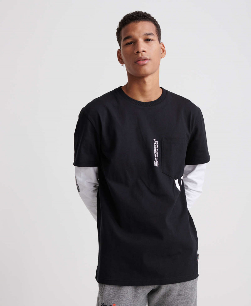 SURPLUS GOODS DOUBLE LS TOP