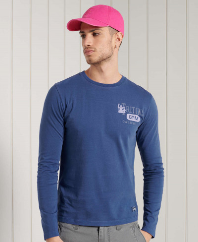 LS OVERDYE COLLEGIATE TOP - Regal Navy