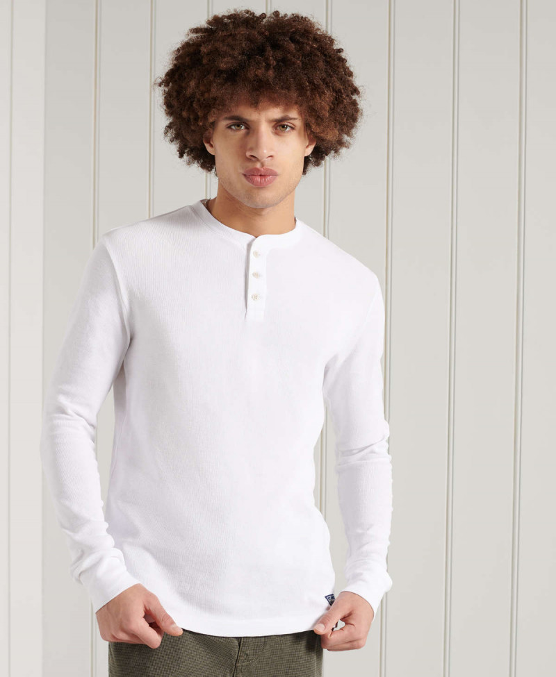 LS WAFFLE GRANDAD TOP