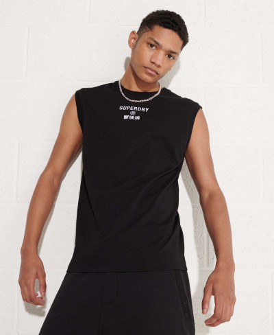 CORPORATE LOGO VEST - Black