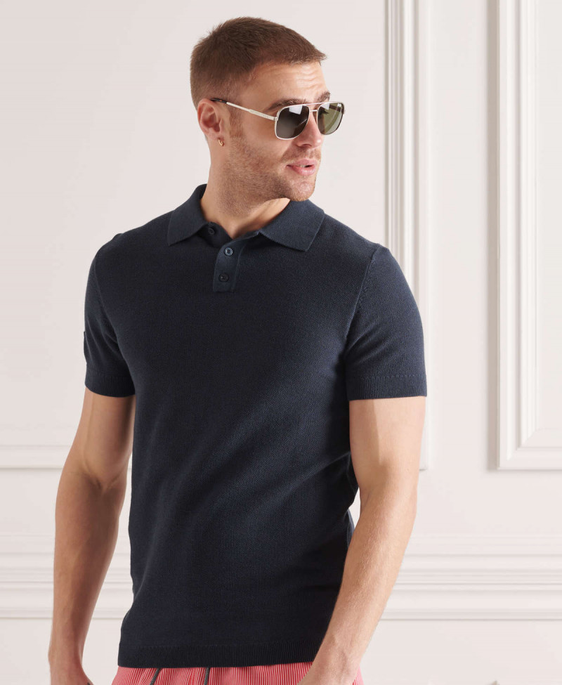 FINE KNIT POLO