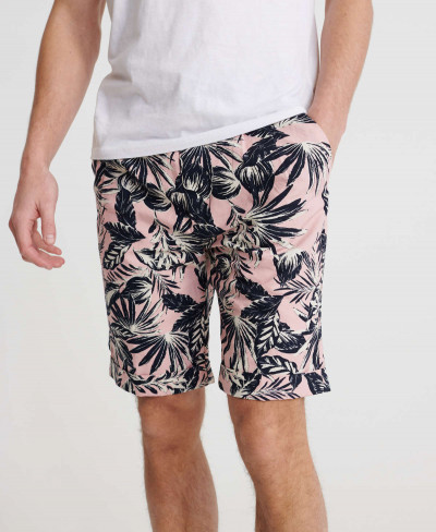 EDIT PLEAT CHINO SHORT - Pink Palm
