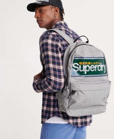 STRIPE LOGO MONTANA - Grey Marl