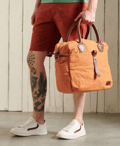 MILITARY LAPTOP BAG - Toasted Orange