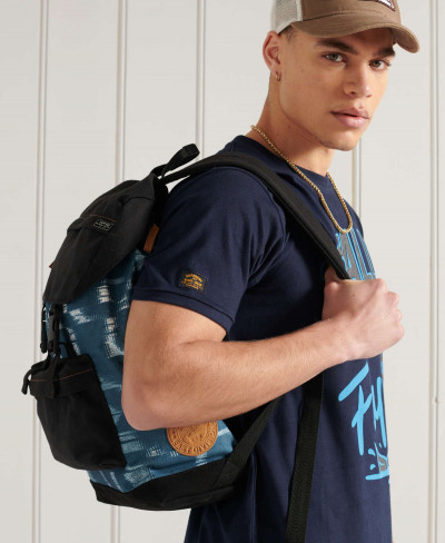 TOPLOADER BACKPACK - Ikat Aop