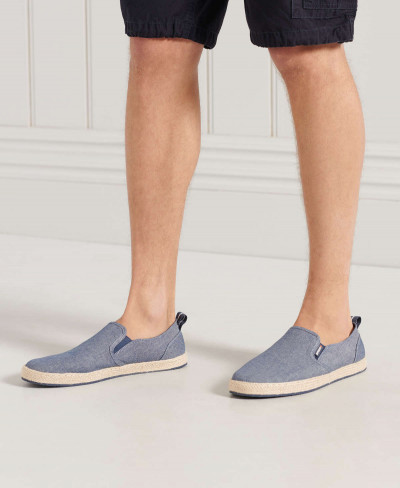HYBRID SLIP ON CLASSIC - Blue Chambray