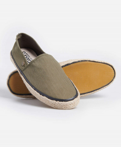 ADAM ESPADRILLE - Khaki Herringbone