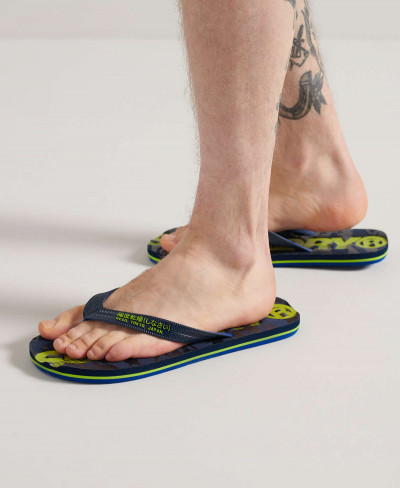 SCUBA CAMO FLIP FLOP - Rich Navy