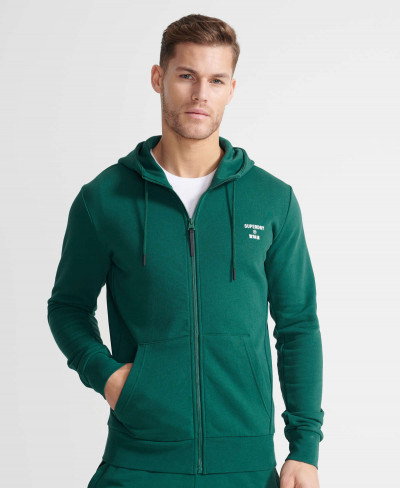 TRAINING CORE SPORT ZIP HOOD - Mid Pine