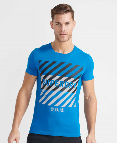 TRAINING CORESPORT GRAPHIC TEE - Naval Blue
