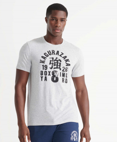 TRAINING BOXING YARD TEE - Grey Marl