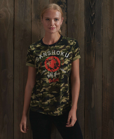 RISING SUN TEE - Camo