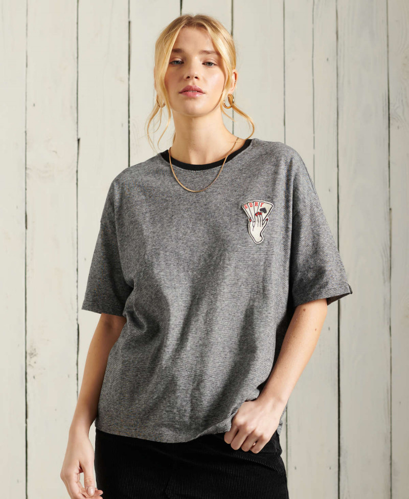 MILITARY NARRATIVE BOXY TEE