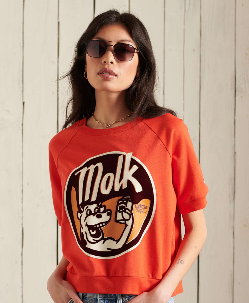 WORKWEAR CROPPED SWEAT CREW