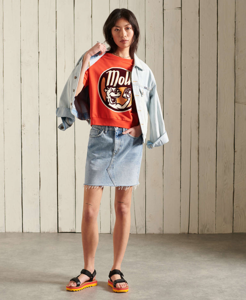 WORKWEAR CROPPED SWEAT CREW