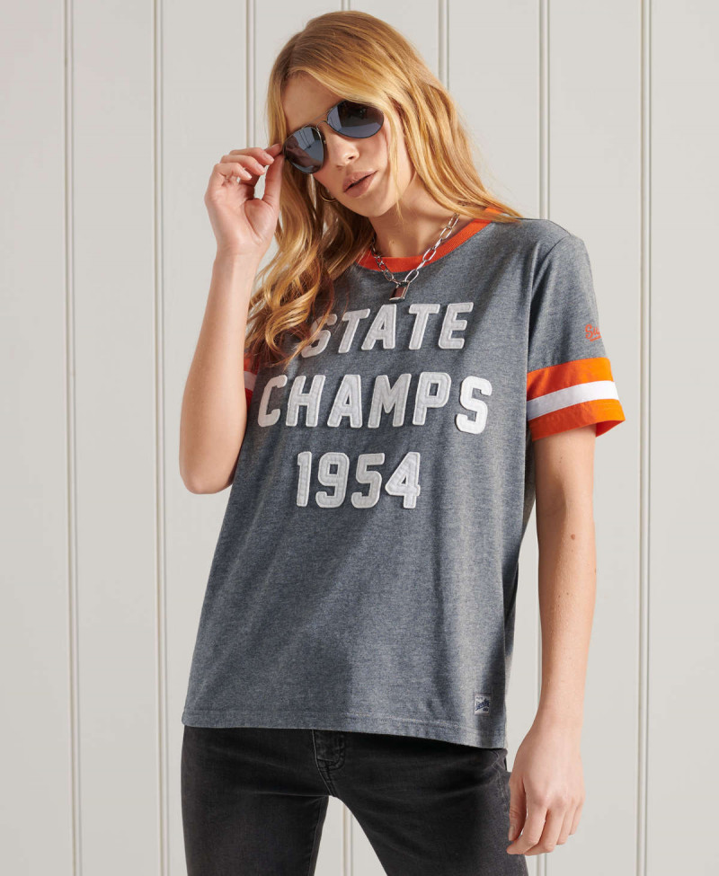 COLLEGIATE COLOUR BLOCK TEE