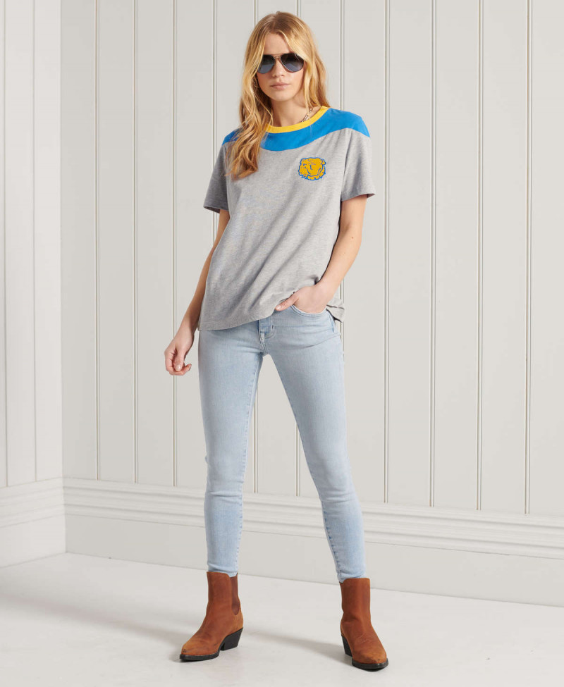 COLLEGIATE COLOUR BLOCK TEE
