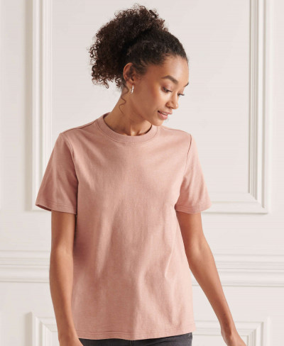AUTHENTIC COTTON TEE - Praline Marl
