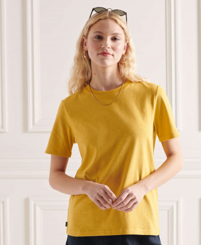 AUTHENTIC COTTON TEE - Sulphur Yellow