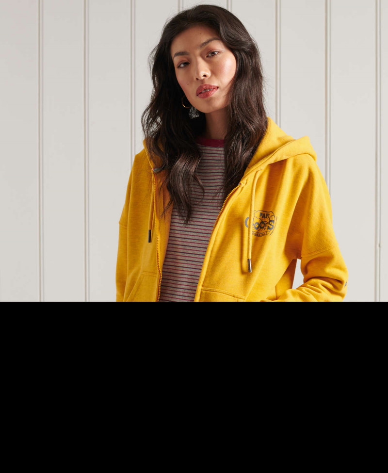 CROPPED BOXY ZIPHOOD