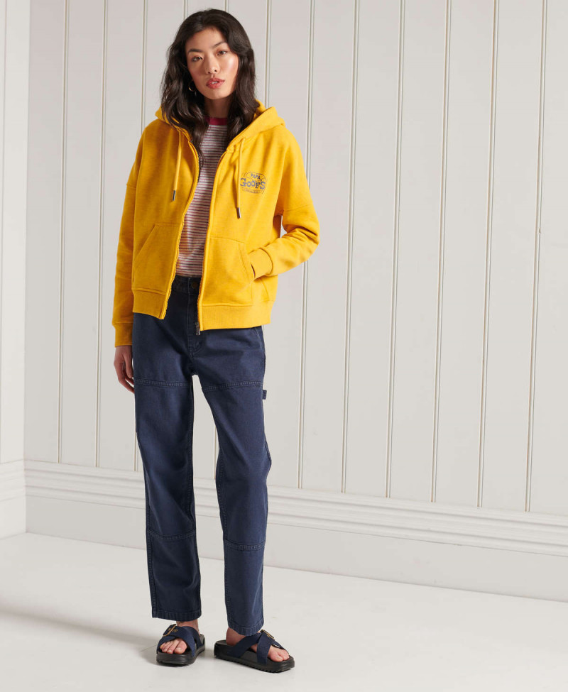 CROPPED BOXY ZIPHOOD