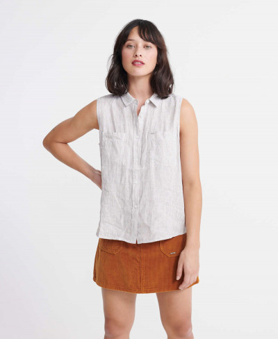 AUBREY SHIRT - Grey Stripe