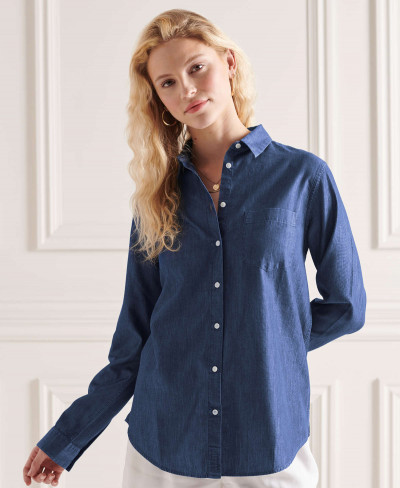 CLASSIC CHAMBRAY LS SHIRT