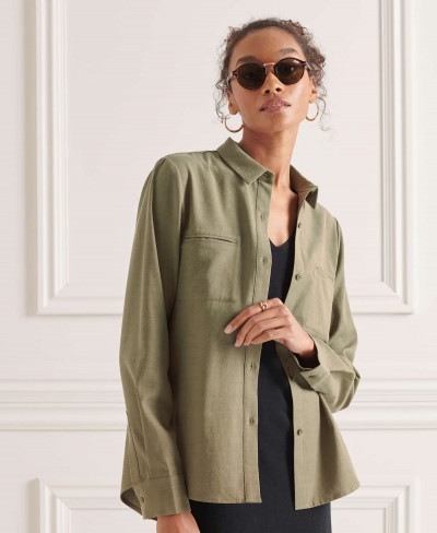 MILITARY SHIRT - Moss Khaki