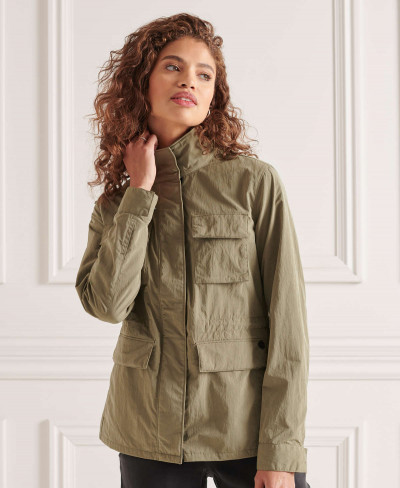 RIPSTOP 4 POCKET JACKET - Moss Khaki