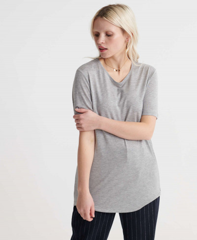 EDIT PREMIUM TEE - Edit Grey Marl