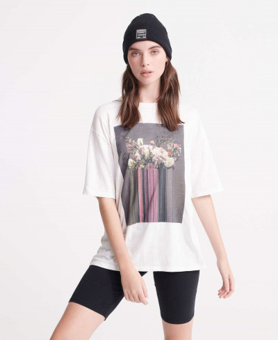 ELLISON GRAPHIC TEE - Chalk White