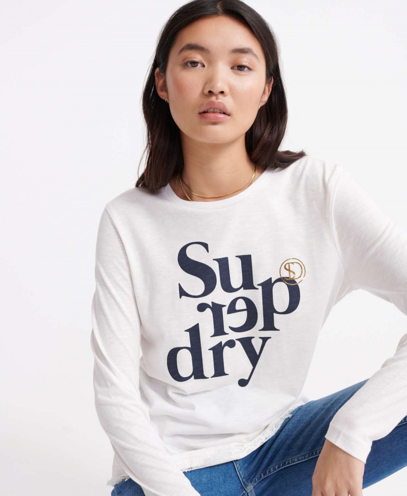 TILLY LACE LS GRAPHIC TOP