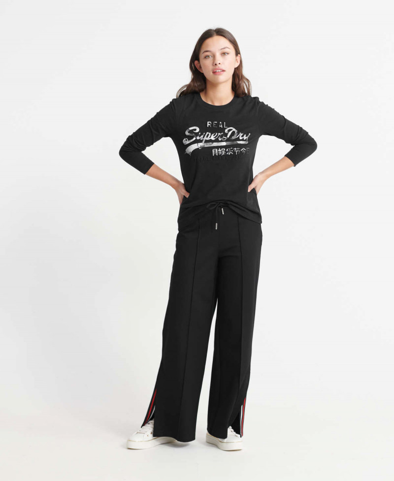 VINTAGE LOGO PHOTO ROSE LS TOP