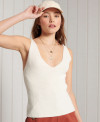 VEE NECK KNIT TANK