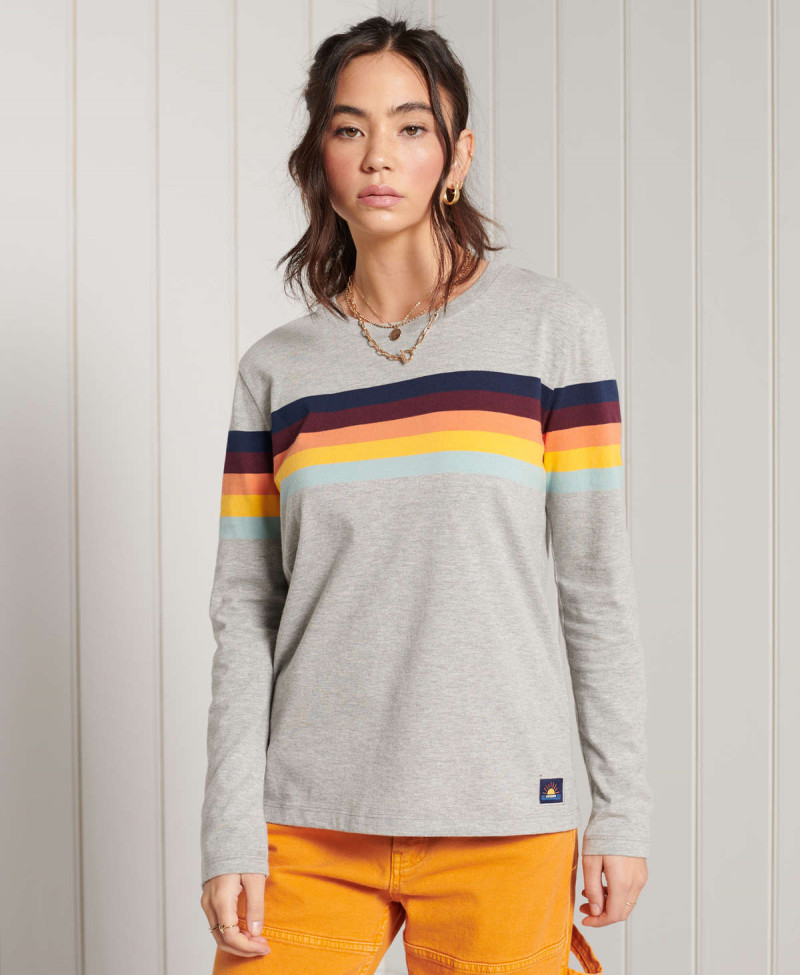 CALI STRIPE LS TOP