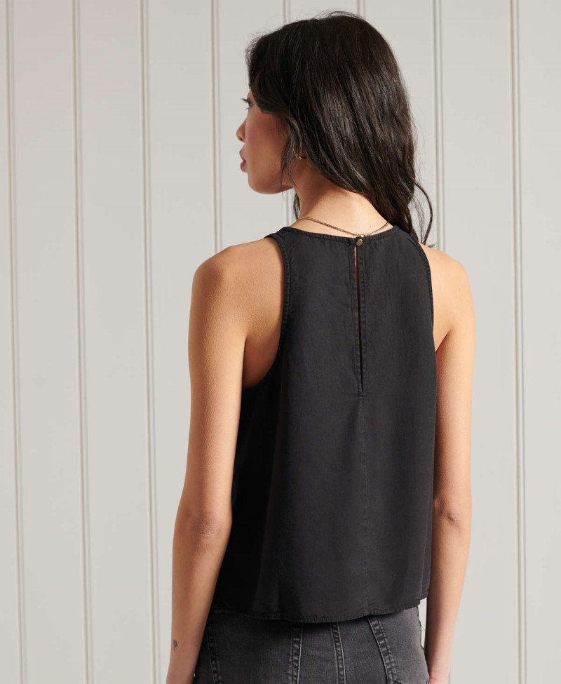 EMBROIDERED CAMI TOP