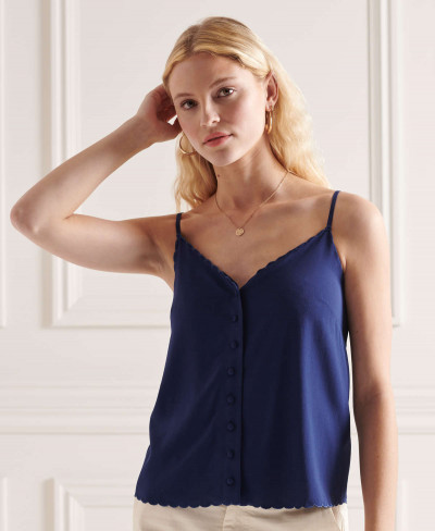 CAMI TOP - Regal Navy
