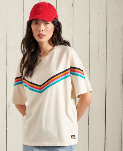 CALI BOXY TEE - Buttercream